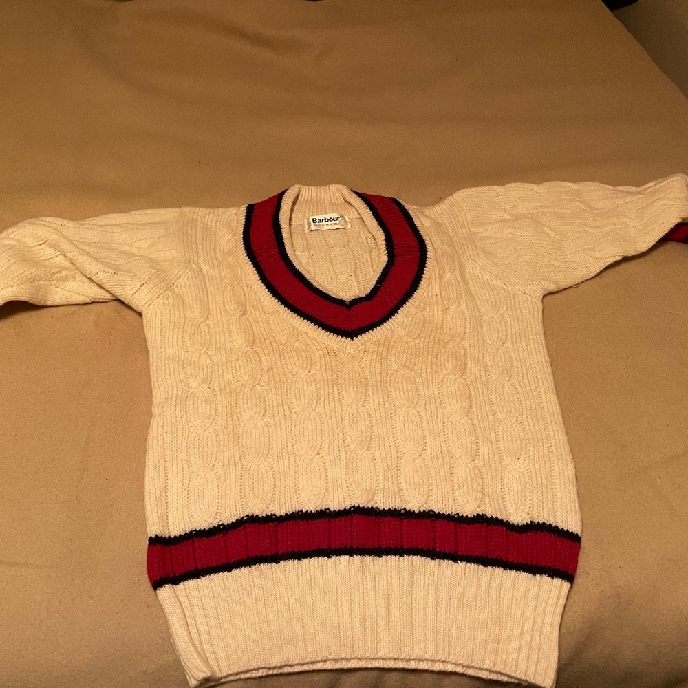 COPY - Barbour Cricket Sweater